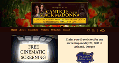 Desktop Screenshot of canticleoftheblackmadonna.com