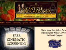 Tablet Screenshot of canticleoftheblackmadonna.com